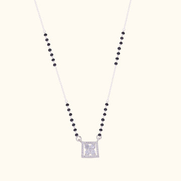 Simple Silver Mangalsutra